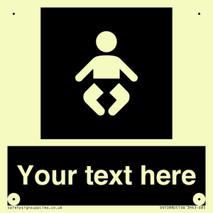 Custom information: black panel baby change